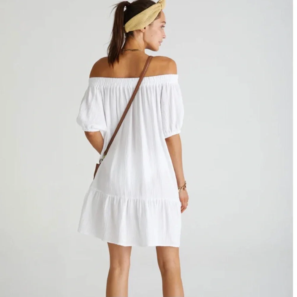 Aqua Blu Off Shoulder Dress - Picture 2 of 5